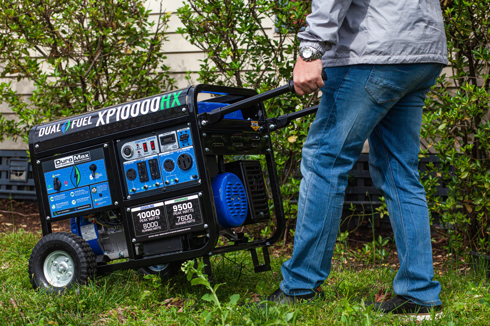 10,000 Watt Dual Fuel Portable HX Generator w/ CO Alert - Image 28