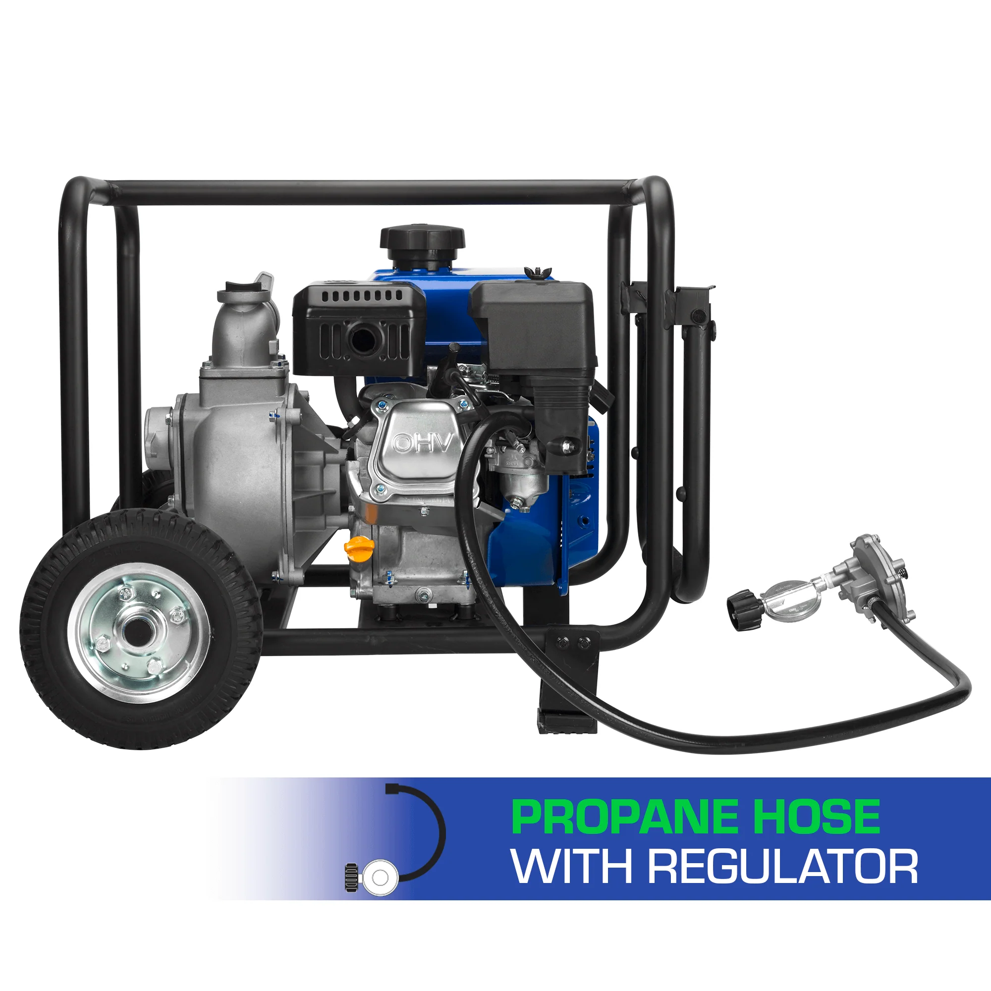 158 GPM 2" Dual Fuel Engine Portable Water Pump - Image 10