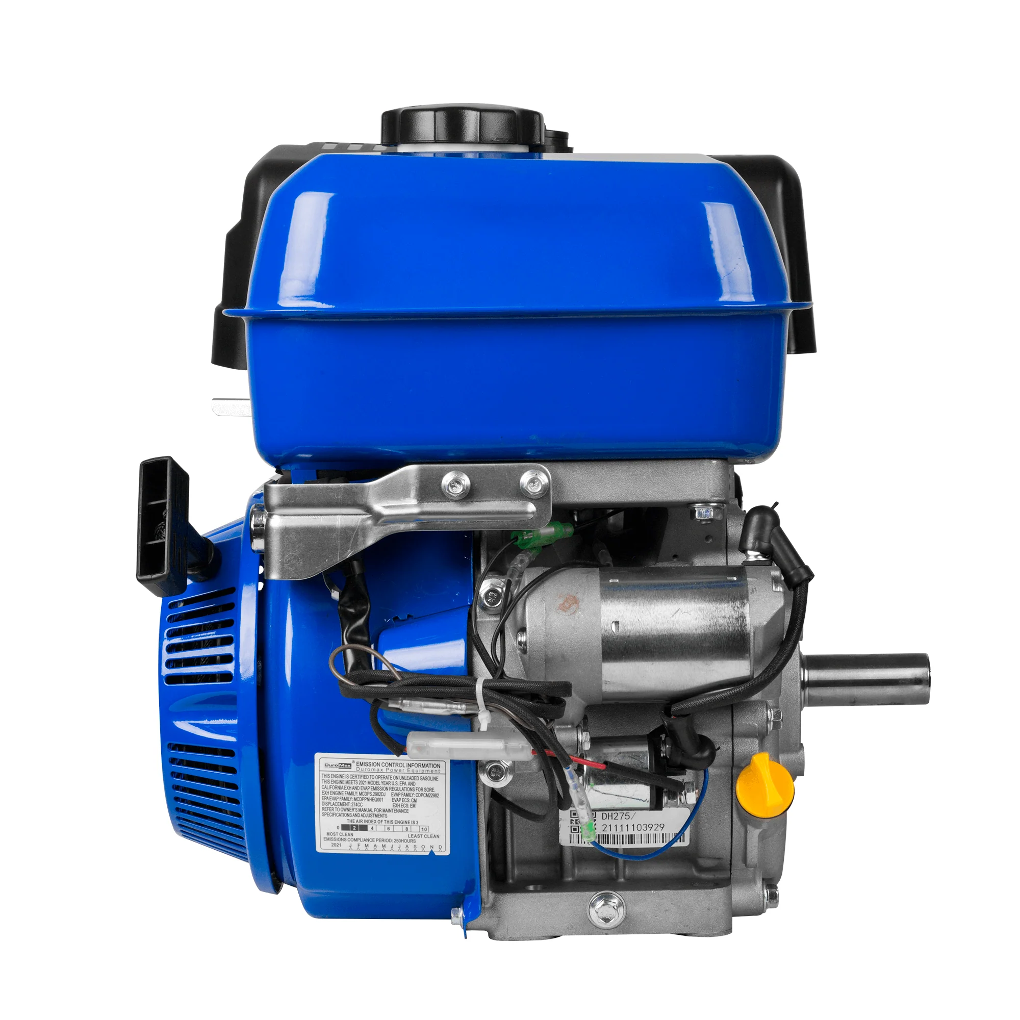 274cc 25mm Shaft Recoil/Electric Start Gasoline Engine - Image 8