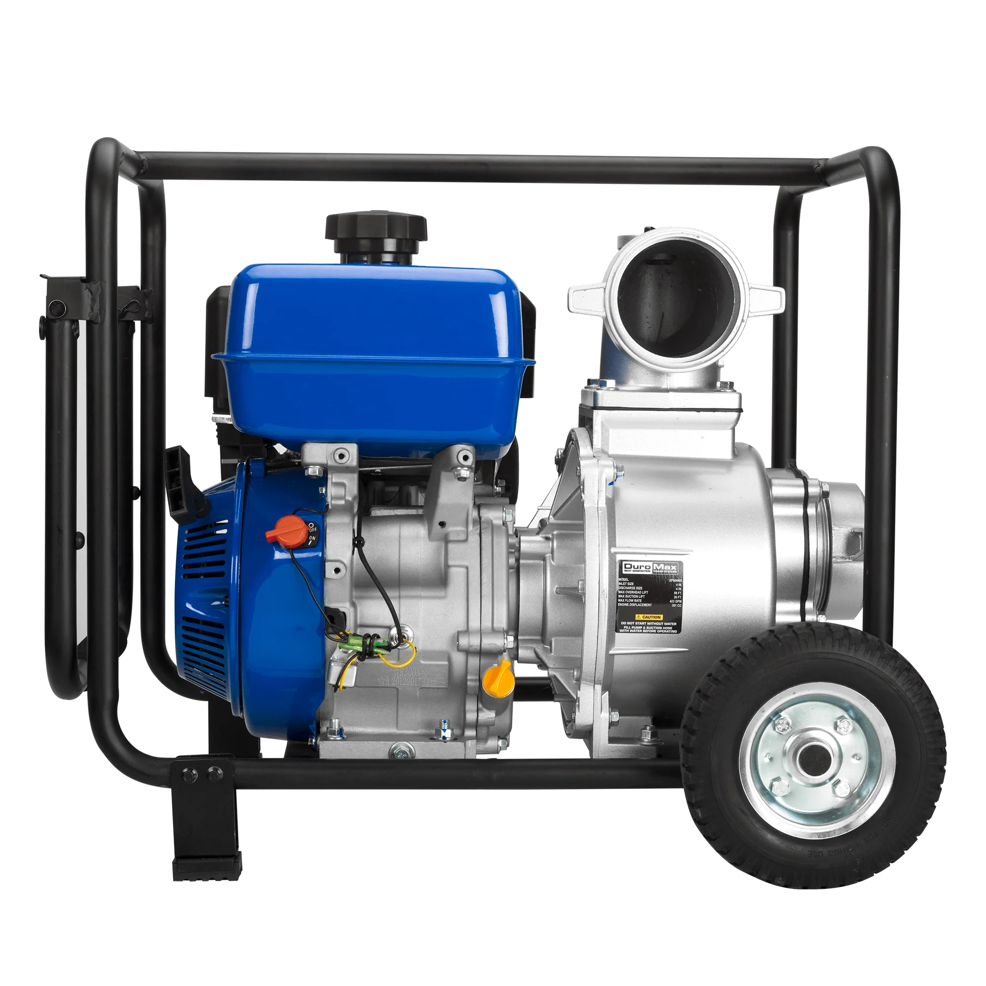 423 GPM 4" Dual Fuel Engine Portable Water Pump - Image 12
