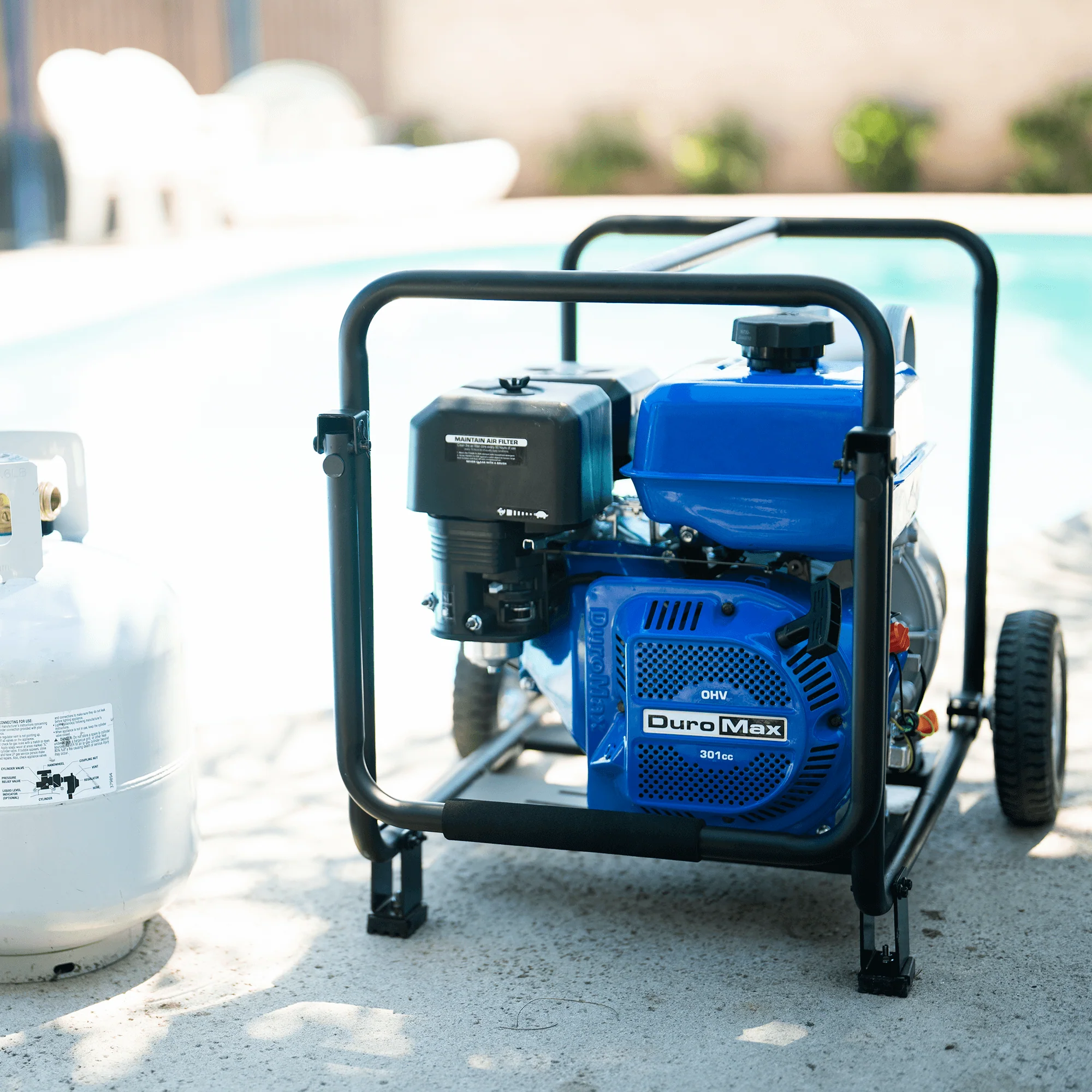 423 GPM 4" Dual Fuel Engine Portable Water Pump - Image 8