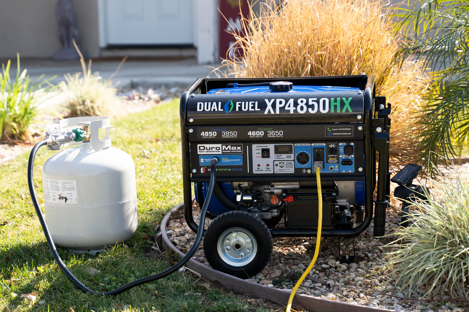 4,850 Watt Dual Fuel Portable HX Generator w/ CO Alert - Image 17