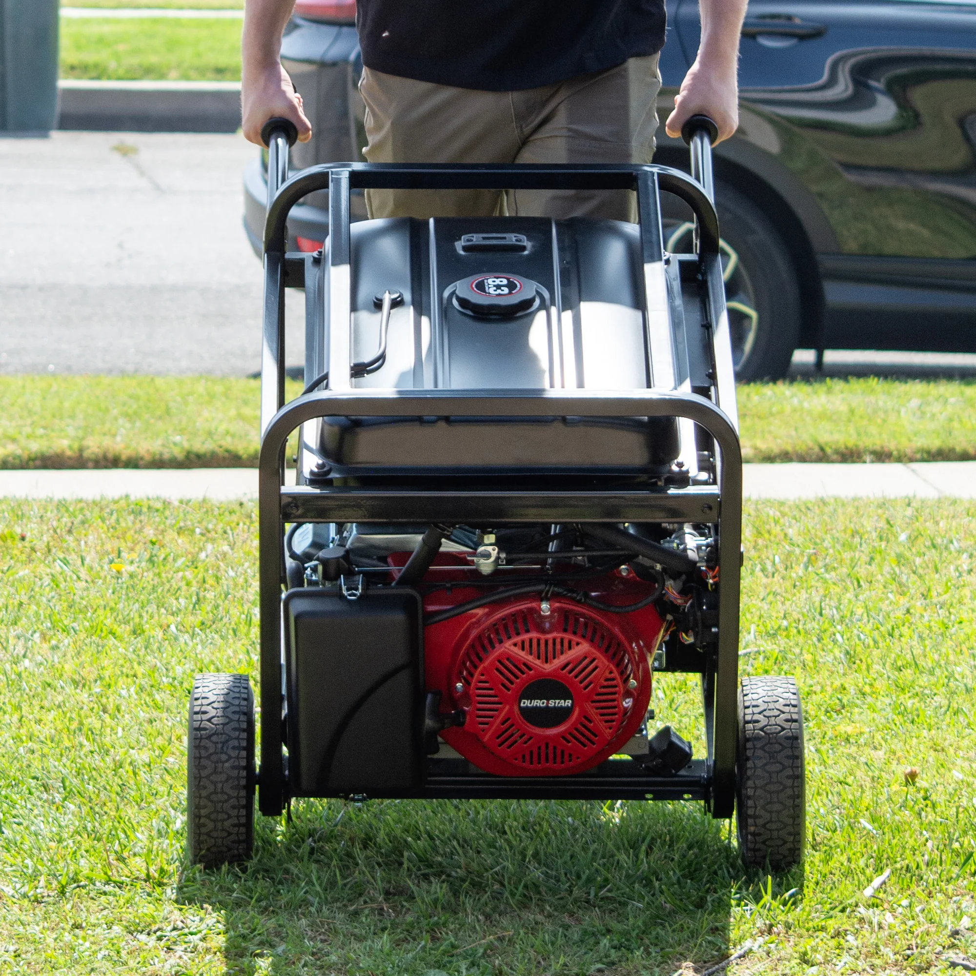 13,000 Watt Dual Fuel Portable Generator w/ CO Alert - Image 13