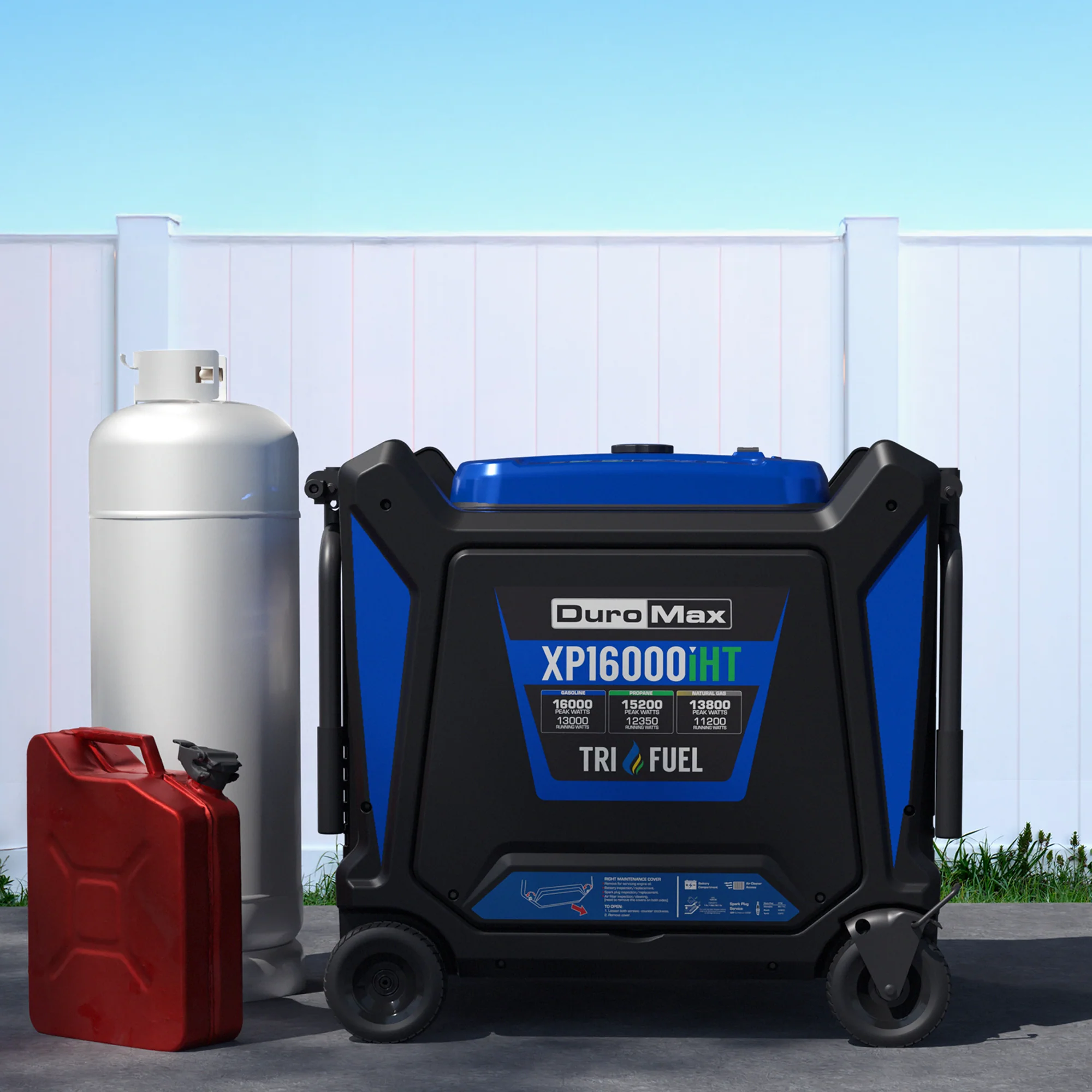 16,000 Watt Portable Tri Fuel Inverter Generator - Quiet, Low THD - Image 15