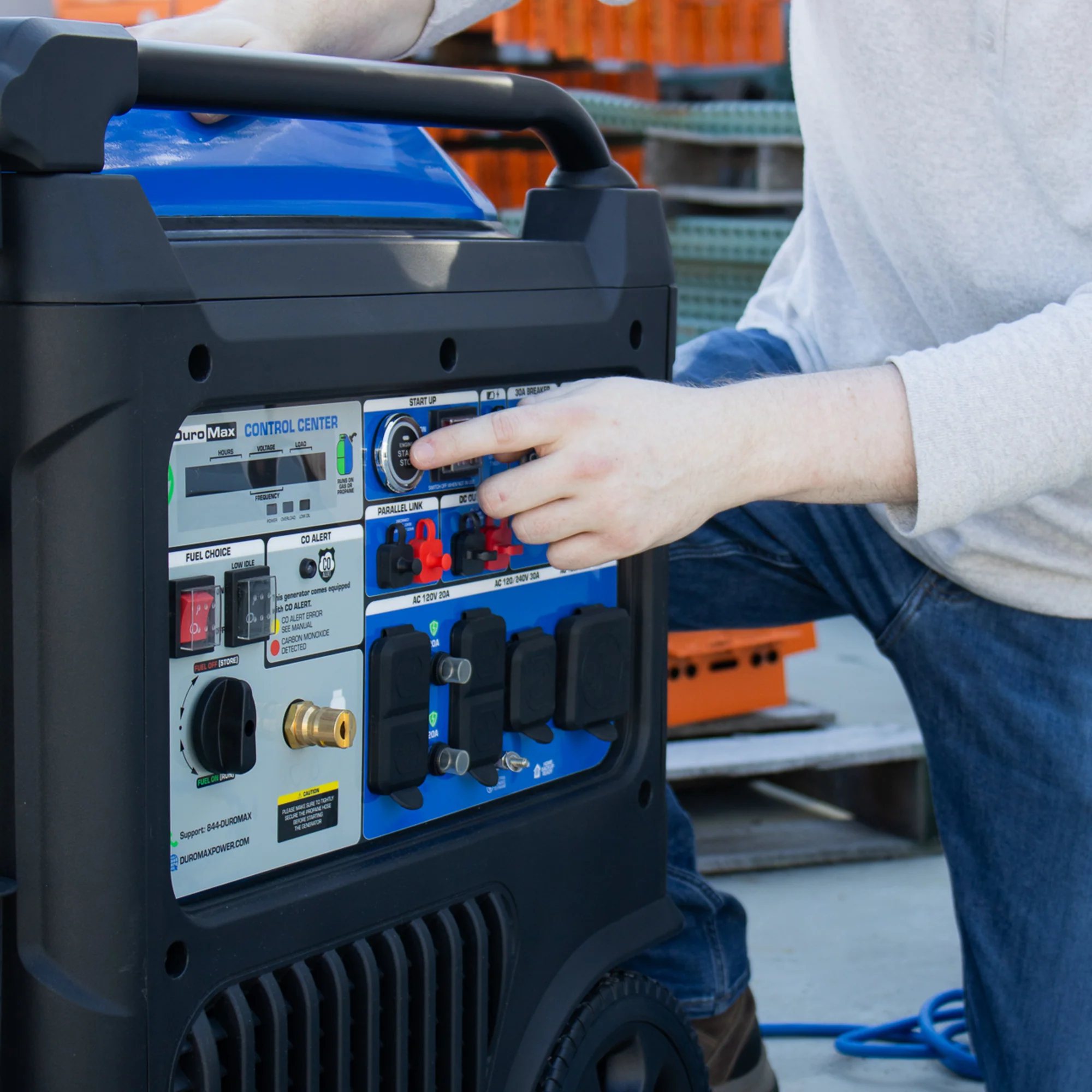 11,000 Watt Portable Dual Fuel Inverter Generator - Quiet, Low THD - Image 15
