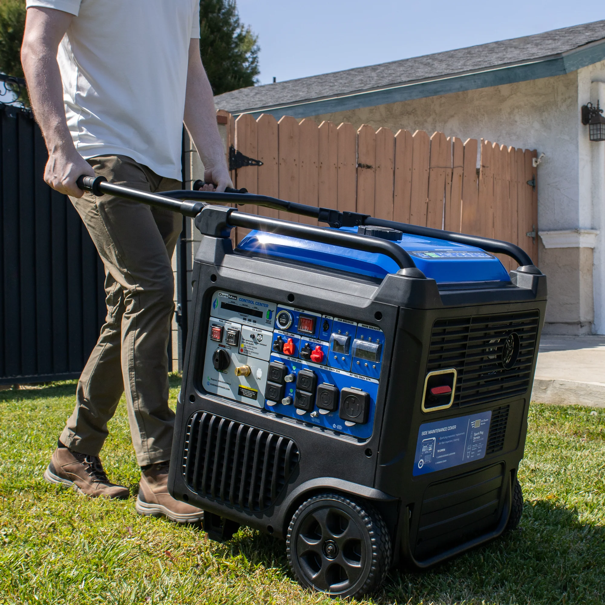 11,000 Watt Portable Dual Fuel Inverter Generator - Quiet, Low THD - Image 9