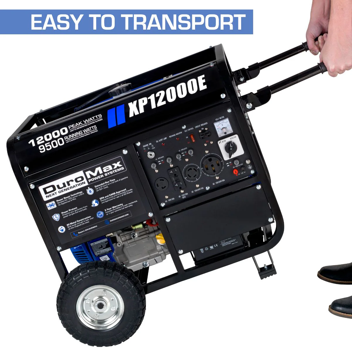 12,000 Watt Gasoline Portable Generator - Image 6