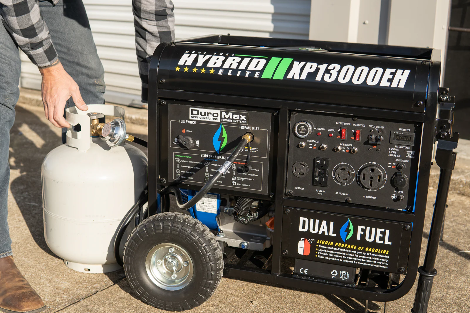 13,000 Watt Dual Fuel Portable Generator - Image 28