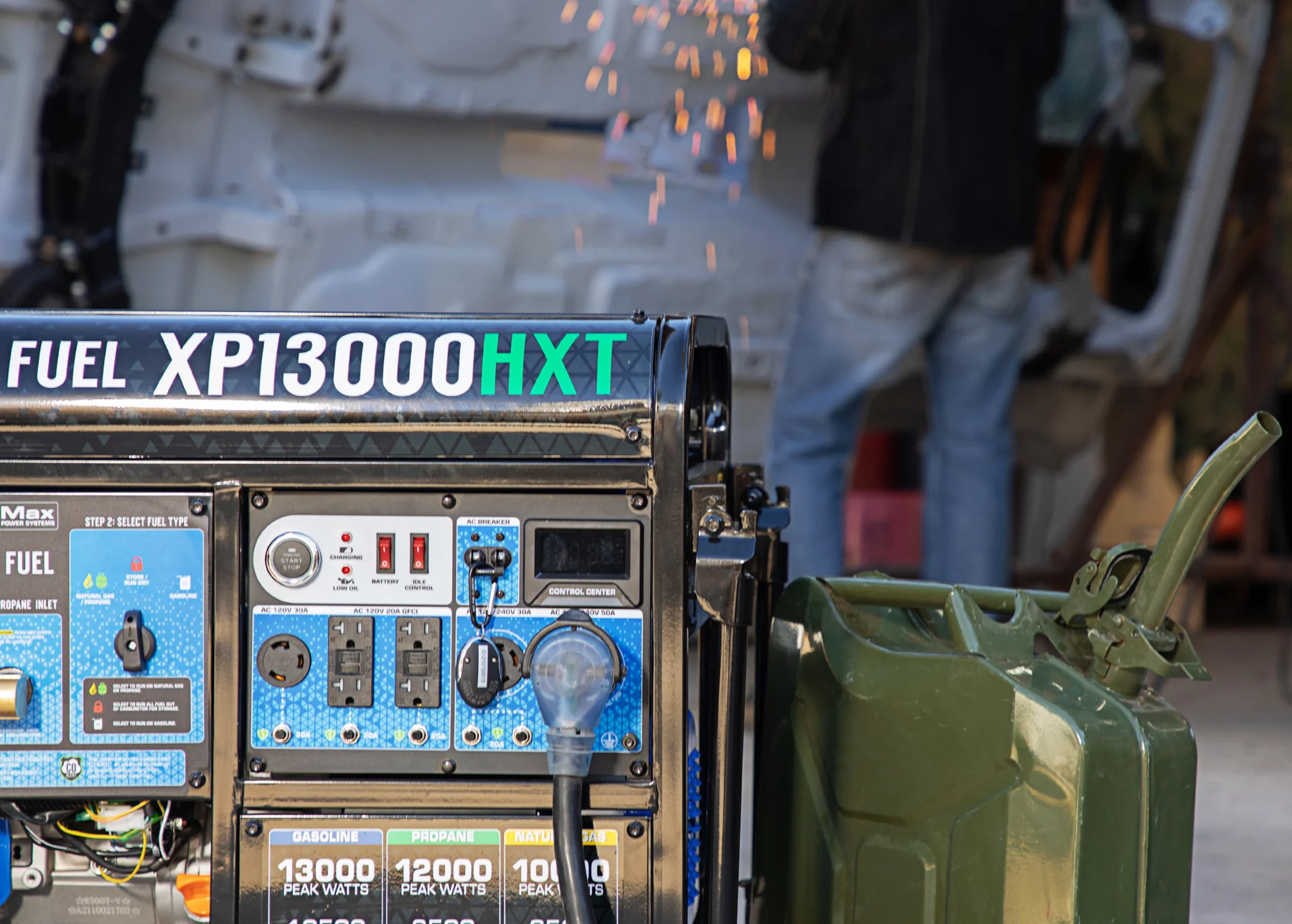 13,000 Watt Tri Fuel Portable HXT Generator w/ CO Alert - Image 41