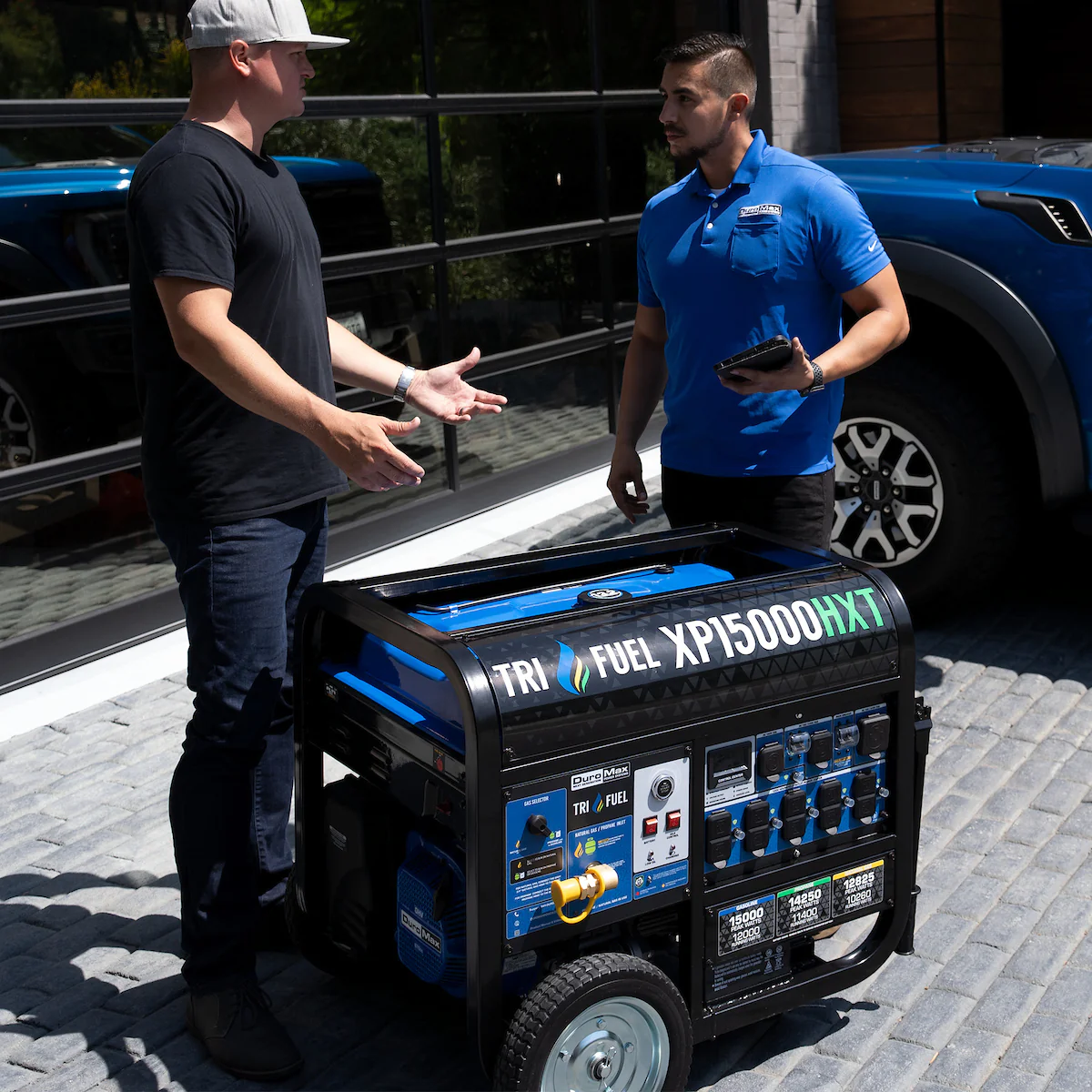 15,000 Watt Electric Start Tri Fuel Portable Generator - Image 10