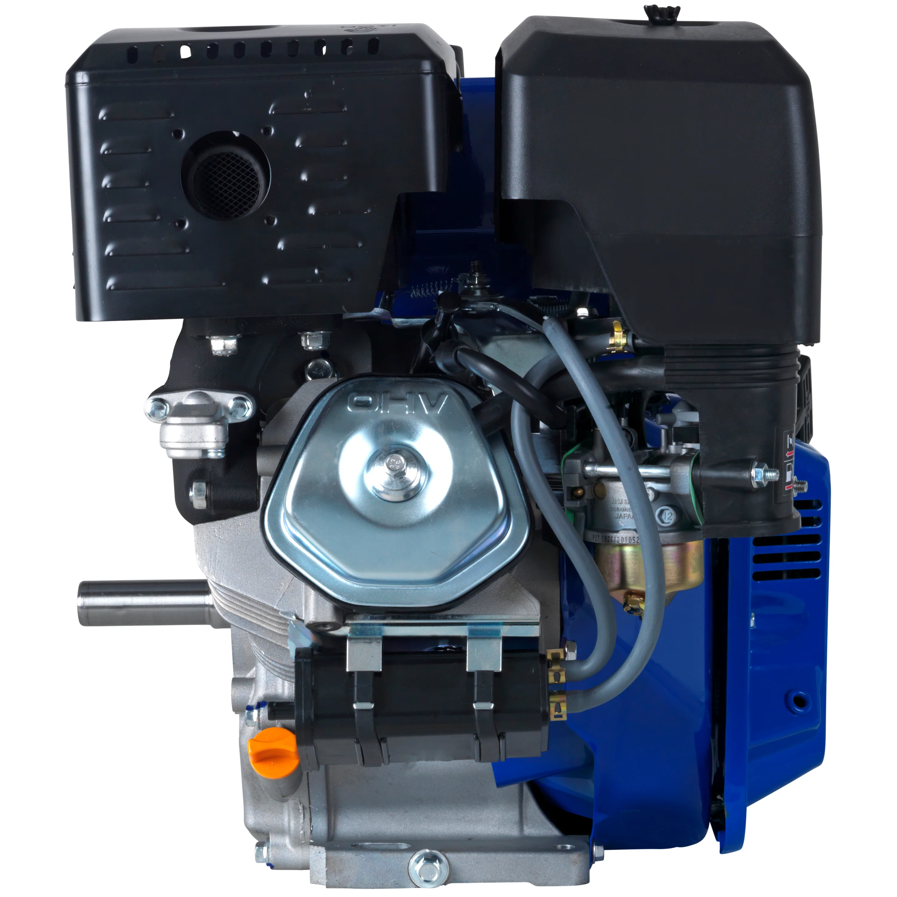 420cc 1-Inch Shaft Recoil/Electric Start Gasoline Engine - Image 5