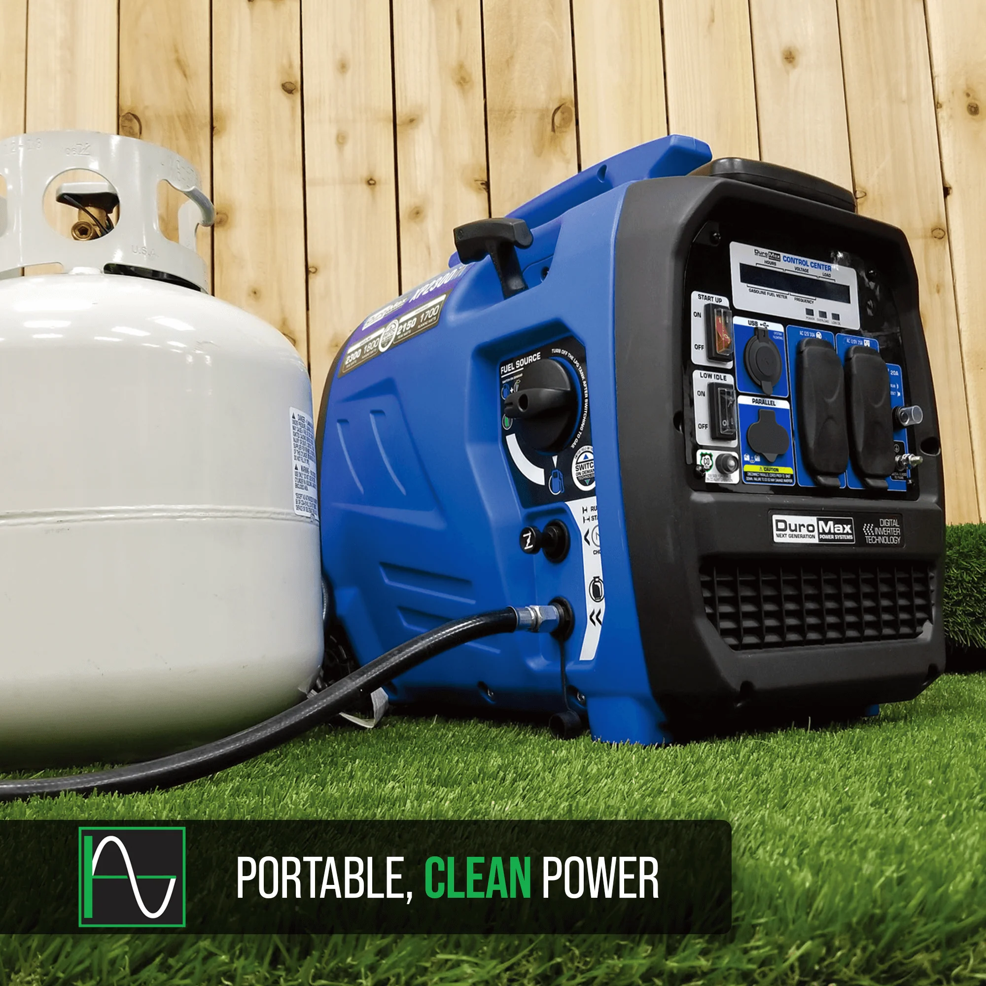 2,300 Watt Portable Dual Fuel Inverter Generator - Quiet, Low THD - Image 7