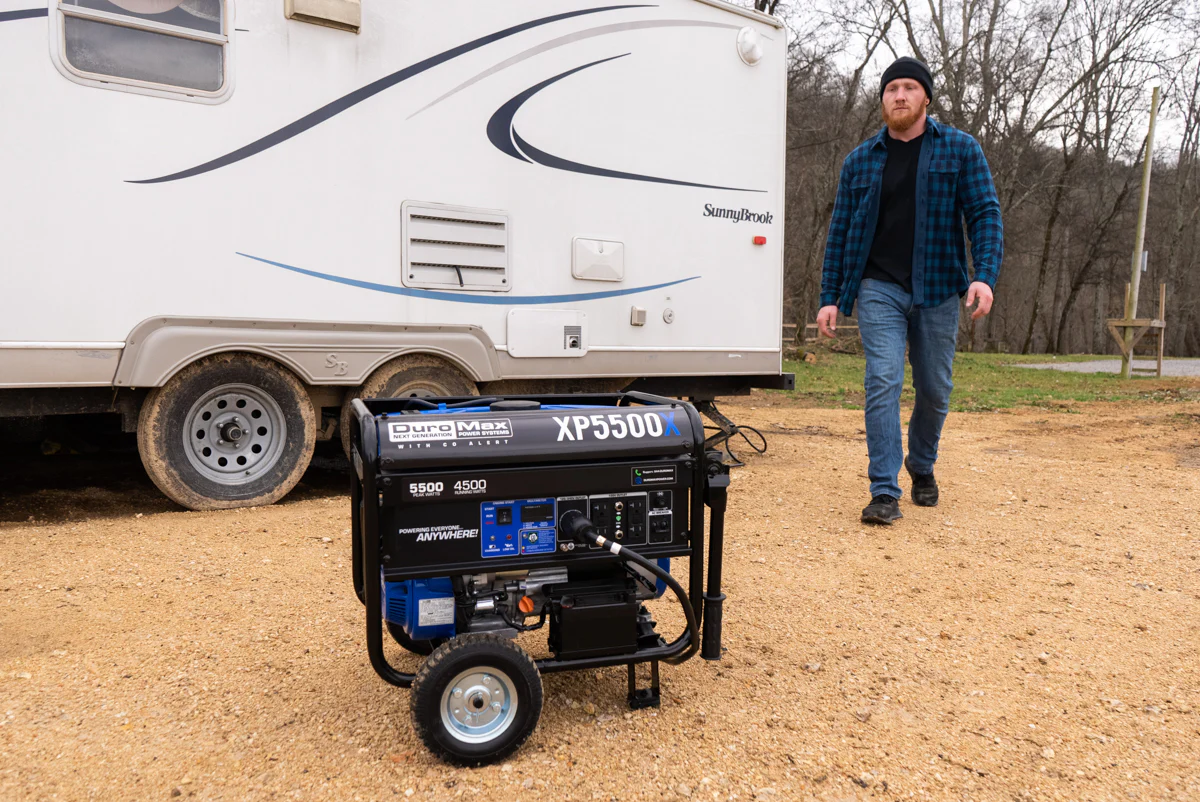5,500 Watt Gasoline Portable Generator w/ CO Alert - Image 17