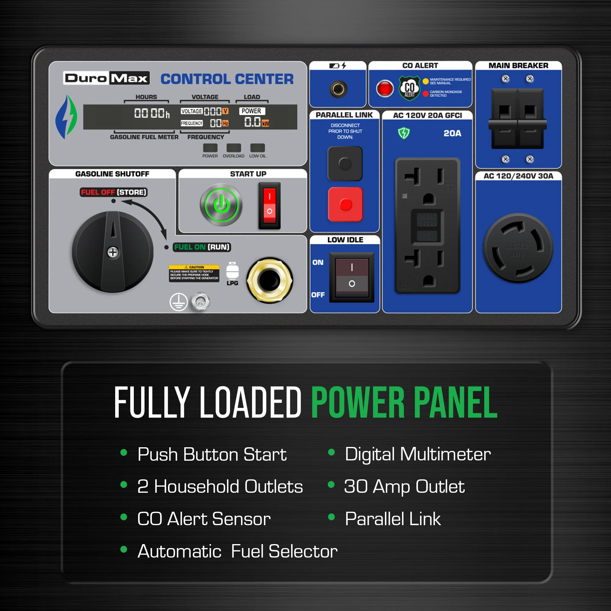 7,000 Watt Portable Dual Fuel Inverter Generator - Quiet, Low THD - Image 5