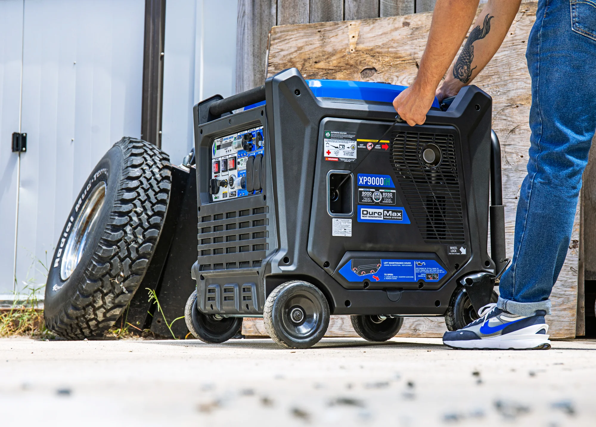 9,000 Watt Portable Dual Fuel Inverter Generator - Quiet, Low THD - Image 13