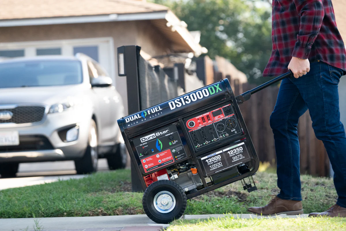 13,000 Watt Dual Fuel Portable Generator w/ CO Alert - Image 28
