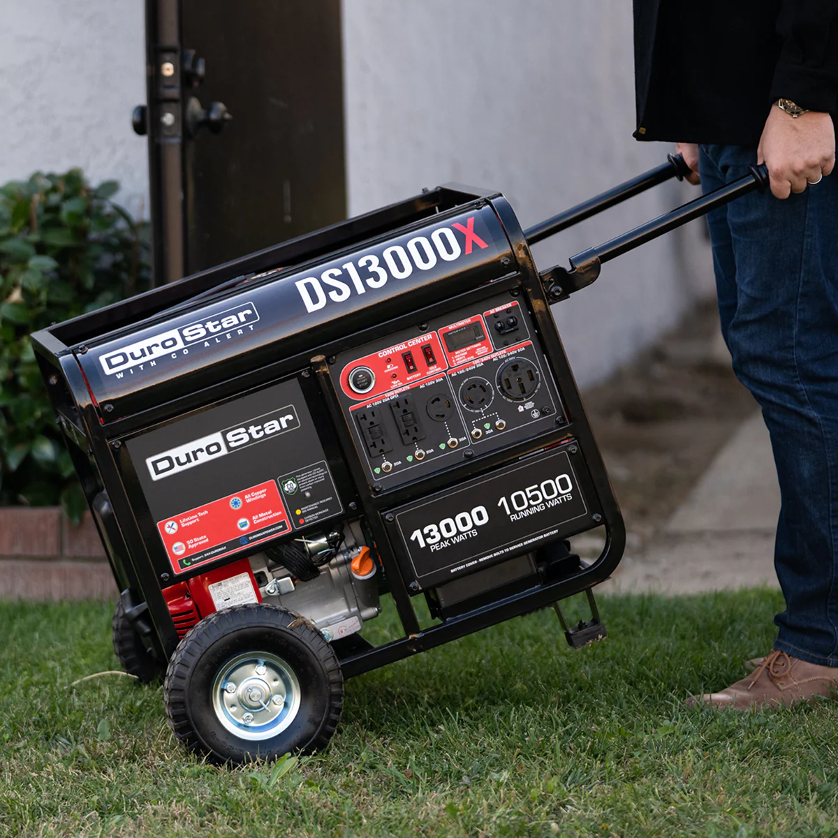 13,000 Watt Gasoline Portable Generator w/ CO Alert - Image 5