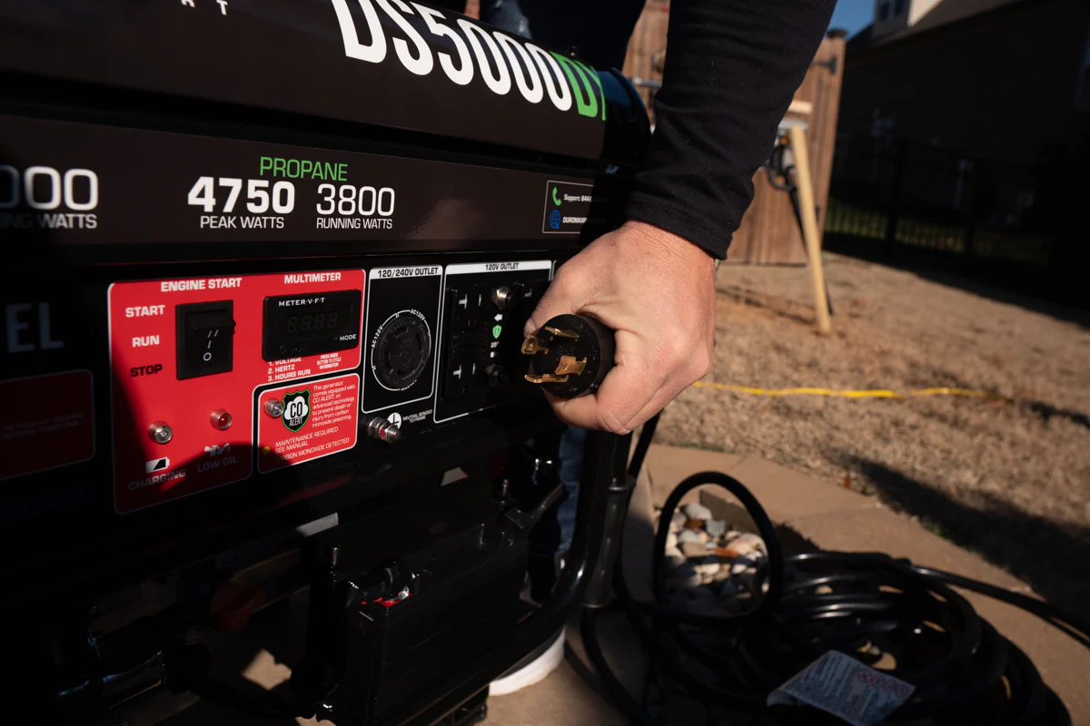 4,500 Watt Dual Fuel Portable Generator w/ CO Alert - Image 16