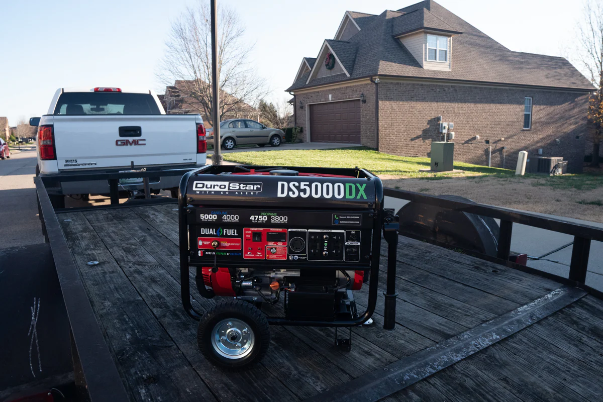 5,000 Watt Dual Fuel Portable Generator w/ CO Alert - Image 22