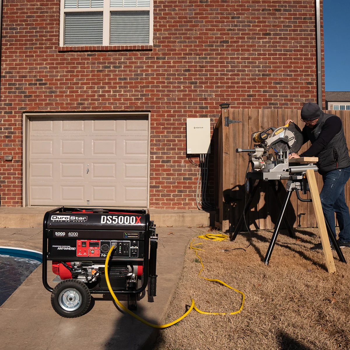 5,000 Watt Gasoline Portable Generator w/ CO Alert - Image 5